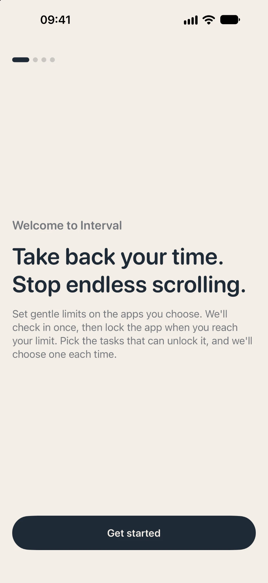 Welcome to Interval: 'Take back your time. Stop endless scrolling.'